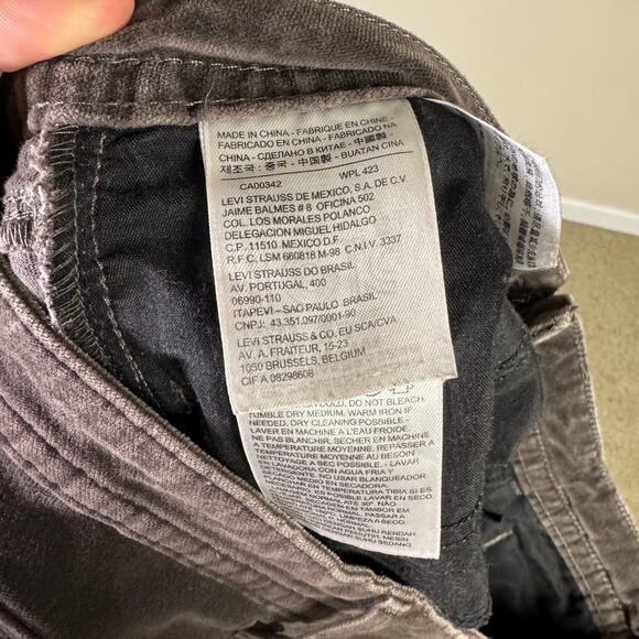 Levis Mid Rise Skinny Soft Exterior Pants US Womens 10 - Picture 4 of 7